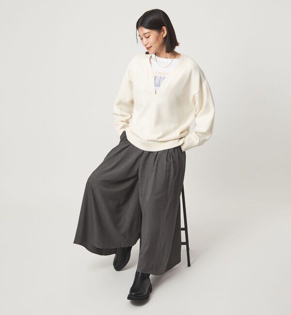 UNITED ARROWS green label relaxing「【WEB限定】＜at ease＞キュロット パンツ」|キュロット|