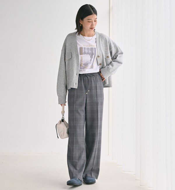 UNITED ARROWS green label relaxing「【WEB限定】＜at ease＞ダブルポケット ニット カーディガン」|カーディガン|