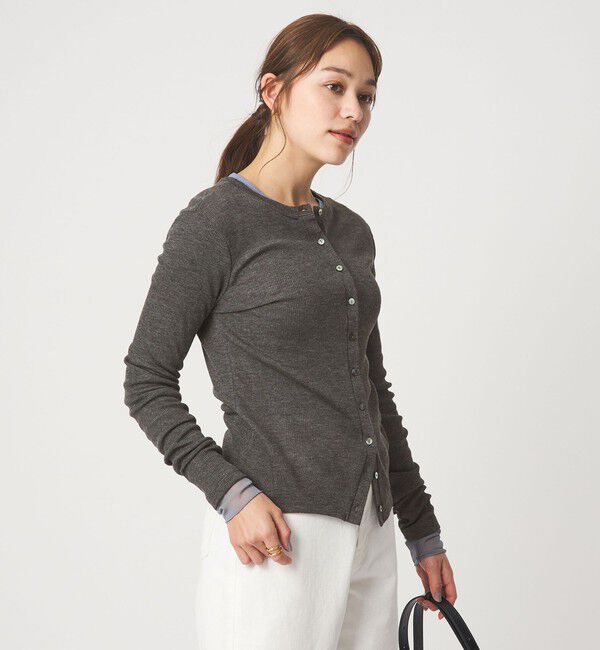UNITED ARROWS green label relaxing「メランジ 2WAY カーディガン」|カーディガン|