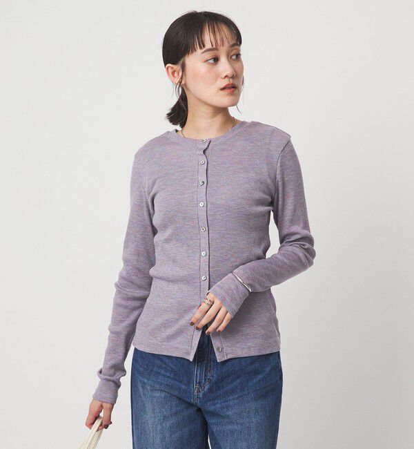 UNITED ARROWS green label relaxing「メランジ 2WAY カーディガン」|カーディガン|LILAC