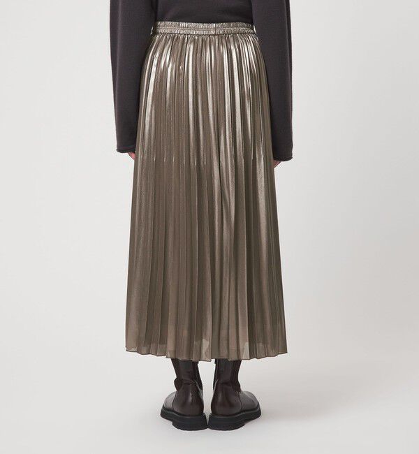 UNITED ARROWS green label relaxing「ハクプリント プリーツ スカート」|フレア|