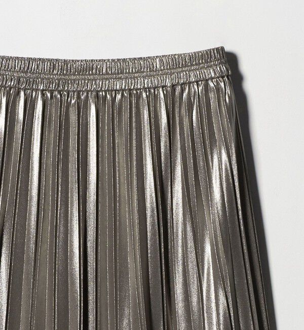 UNITED ARROWS green label relaxing「ハクプリント プリーツ スカート」|フレア|