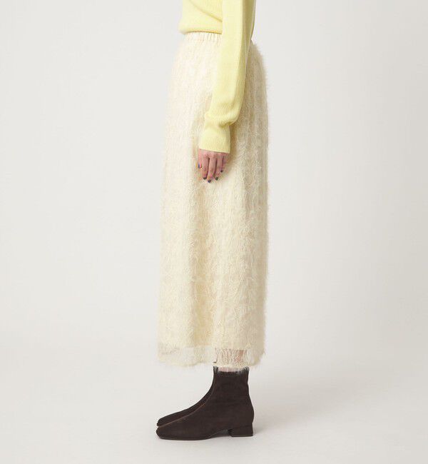 UNITED ARROWS green label relaxing「シアー レース ギャザー スカート」|スカート|