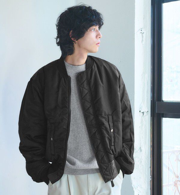 UNITED ARROWS green label relaxing「【別注】＜ALPHA INDUSTRIES＞リバーシブル MA-1 フライトジャケット ブルゾン」|ミリタリージャケット|