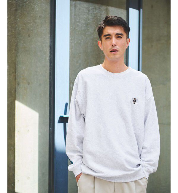 UNITED ARROWS green label relaxing「【別注】＜ROSTER BEAR＞GLR 刺しゅう ロゴ スウェット」|スウェット・ジャージ|MD.GRAY