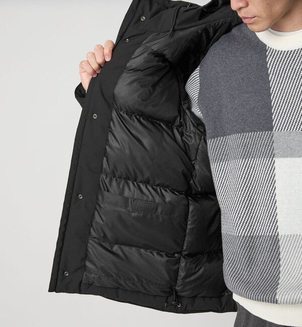 UNITED ARROWS green label relaxing「T/W  フード ダウン ブルゾン」|ダウン|