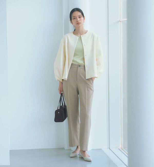 UNITED ARROWS green label relaxing「［size SHORTあり］fleurie(フルリー) フォルム ジャケット」|ノーカラージャケット|