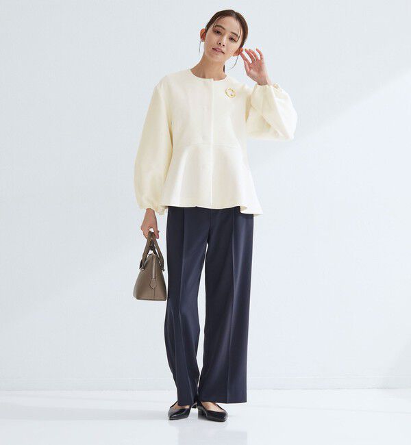 UNITED ARROWS green label relaxing「［size SHORTあり］fleurie(フルリー) フォルム ジャケット」|ノーカラージャケット|