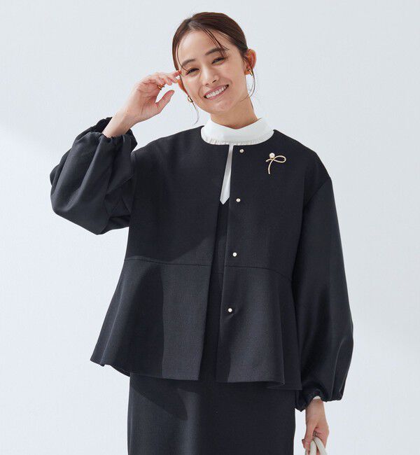 UNITED ARROWS green label relaxing「［size SHORTあり］fleurie(フルリー) フォルム ジャケット」|ノーカラージャケット|