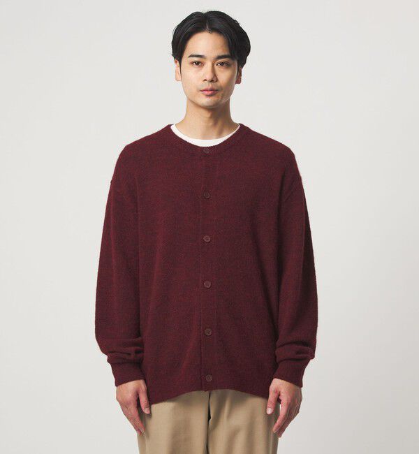 UNITED ARROWS green label relaxing「アルパカ ブレンド クルーネック カーディガン」|カーディガン|
