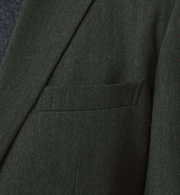UNITED ARROWS green label relaxing「A+ ポリエステルツイード 2B スタンダード 2P ジャケット -ウォッシャブル・ストレッチ-」|テーラードジャケット|