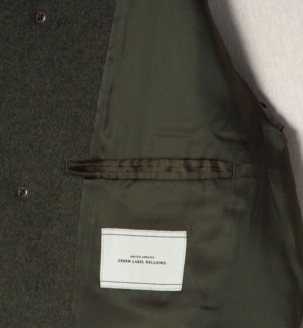 UNITED ARROWS green label relaxing「Ballis バリス モッサー バルカラー ブラウン ステンカラーコート」|ステンカラーコート|