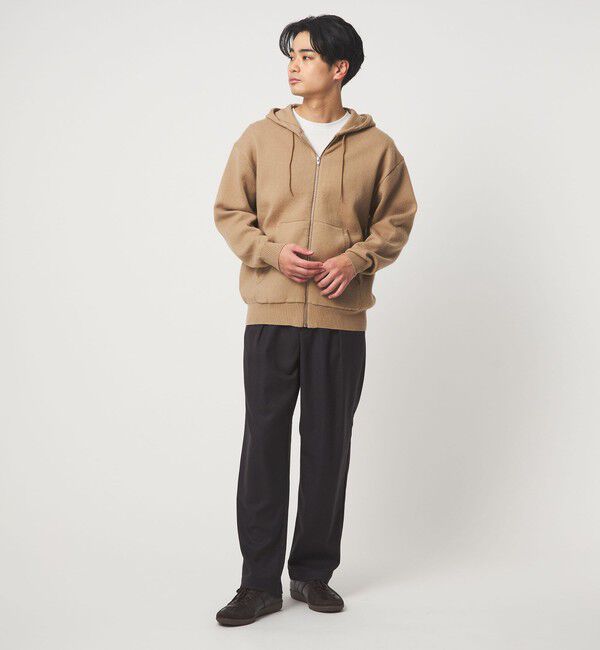 UNITED ARROWS green label relaxing「ウールミックス ジップ パーカー フーディ」|パーカー|