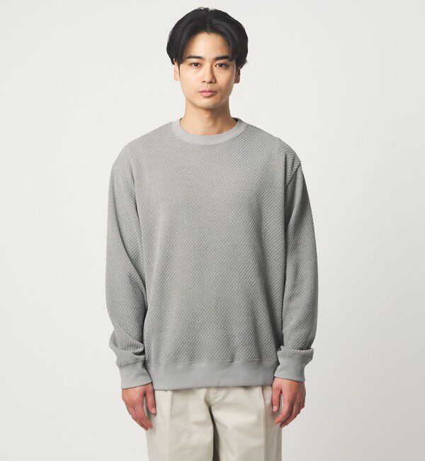 UNITED ARROWS green label relaxing「ツイル モール クルーネック カットソー」|Tシャツ・カットソー|