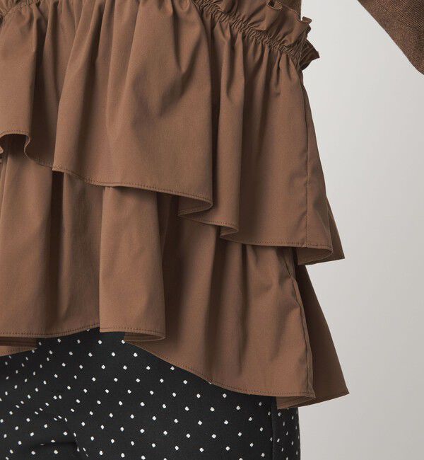 UNITED ARROWS green label relaxing「ティアード ドッキング プルオーバー ニット 2」|ニット・セーター|