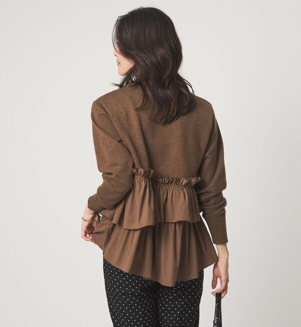 UNITED ARROWS green label relaxing「ティアード ドッキング プルオーバー ニット 2」|ニット・セーター|