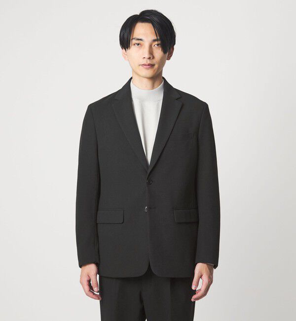 UNITED ARROWS green label relaxing「A+ ジャージツイル 2B リラックス ジャケット -ウォッシャブル・ストレッチ-」|テーラードジャケット|