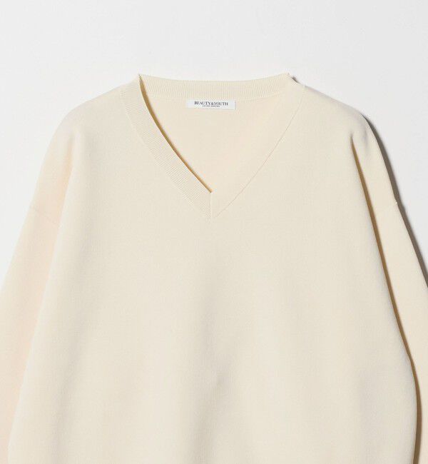 BEAUTY&YOUTH UNITED ARROWS「コットンナイロン Vネック プルオーバー -ウォッシャブル-」|ニット・セーター|