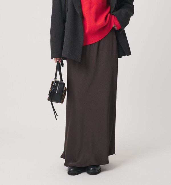 BEAUTY&YOUTH UNITED ARROWS「ポリエステルサテン マーメイドフレアスカート」|スカート|