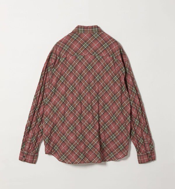 MONKEY TIME「バイアス シャーリング チェック シャツ」|シャツ・ブラウス|