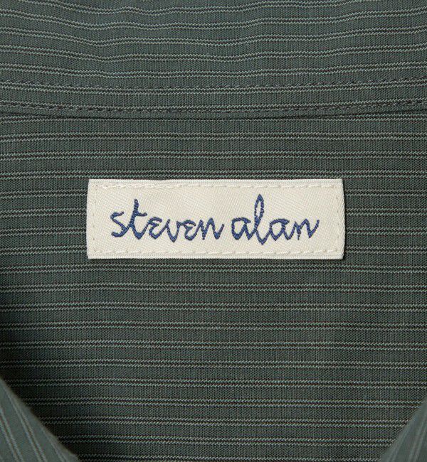 STEVEN ALAN「＜Steven Alan＞ 60 コンパクトヤーン ストライプ レギュラーカラー シャツ NARROW」|シャツ・ブラウス|