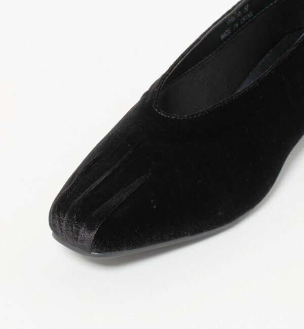 BEAUTY&YOUTH UNITED ARROWS「ギャザートゥ ベルベット フラットシューズ」|ローファー|