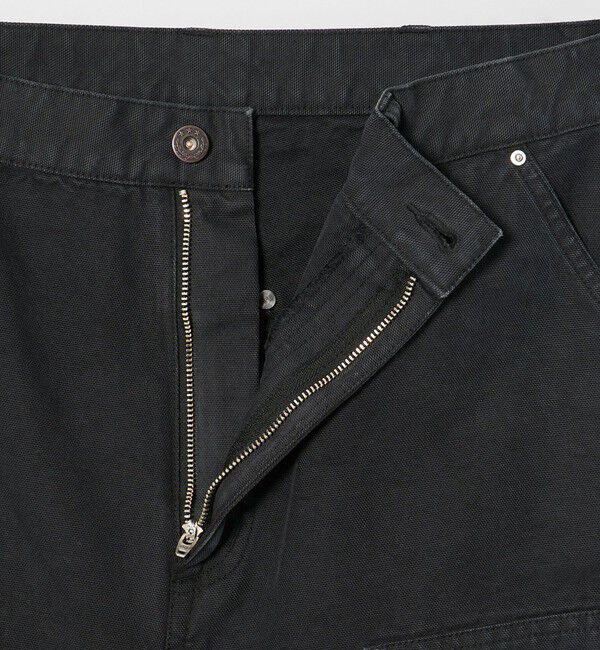 MONKEY TIME「ガーメントダイ ダック ダブルニー アンクル パンツ」|チノ|