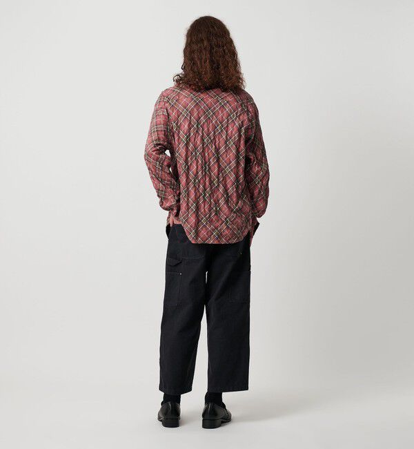 MONKEY TIME「ガーメントダイ ダック ダブルニー アンクル パンツ」|チノ|