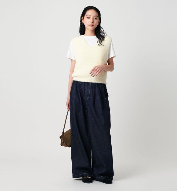 BEAUTY&YOUTH UNITED ARROWS「シャギーVネック ニットベスト」|ベスト・ジレ|