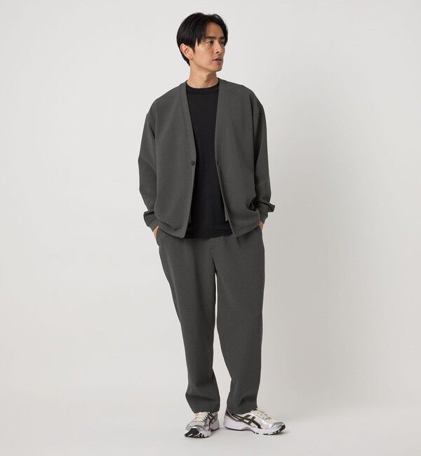 BEAUTY&YOUTH UNITED ARROWS「DUAL PACK 2.0 1プリーツ テーパード イージーパンツ -セットアップ対応 ウォッシャブル マルチ機能-」|チノ|