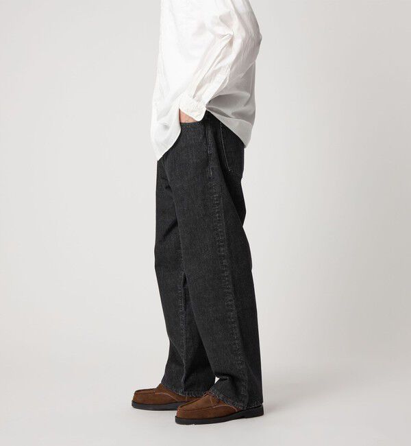 STEVEN ALAN「＜Steven Alan＞ 13.5oz デニム 5ポケット バギー テーパード パンツ」|デニム|