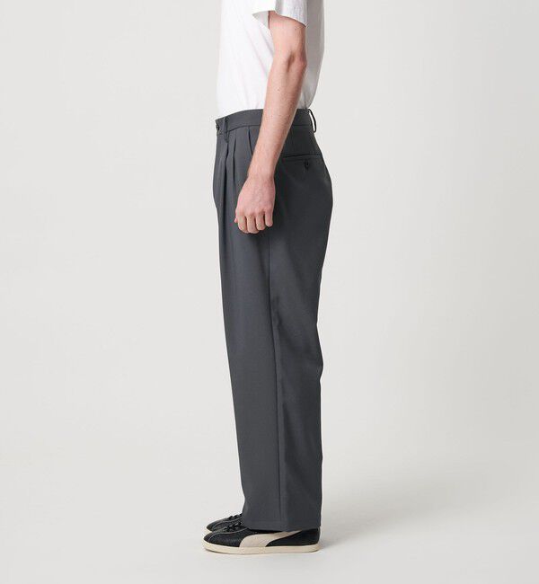 BEAUTY&YOUTH UNITED ARROWS「エアロ ツイル 2プリーツ スラックス NO.9」|チノ|