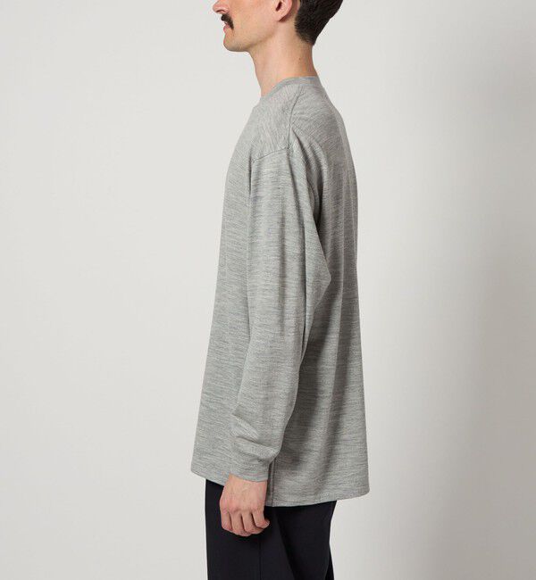STEVEN ALAN「＜Steven Alan＞ メリノウール クルーネック Tシャツ LOOSE」|Tシャツ・カットソー|