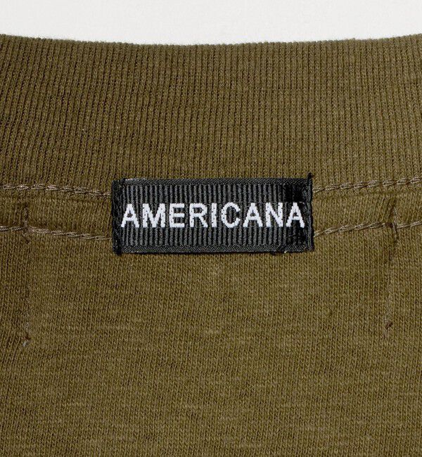 BEAUTY&YOUTH UNITED ARROWS「【別注】＜Americana＞ロゴロングスリーブTシャツ」|Tシャツ・カットソー|