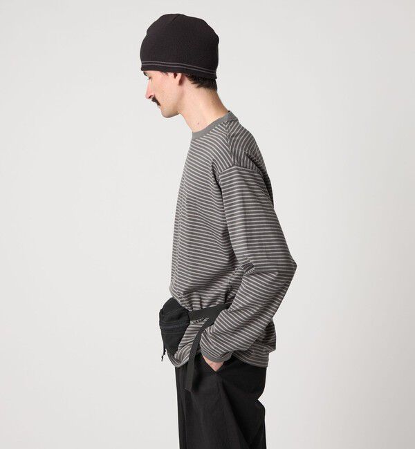 STEVEN ALAN「＜Steven Alan＞ オーガニックコットン アソート ボーダー ロングスリーブ Tシャツ BOLD」|Tシャツ・カットソー|