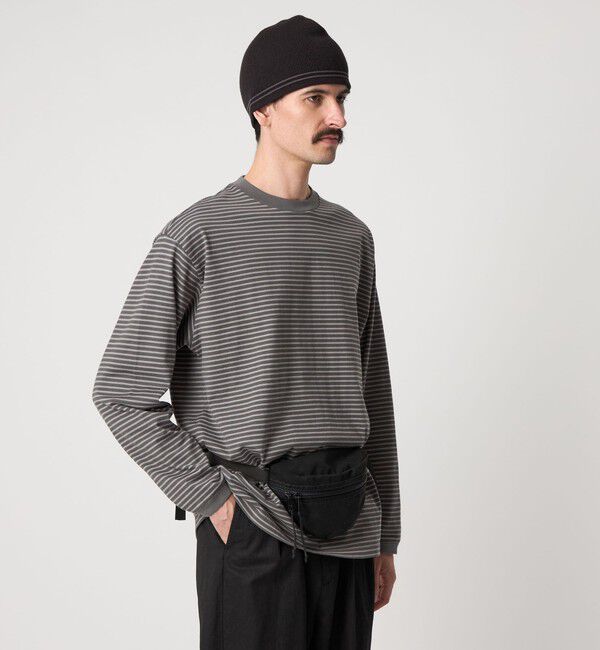 STEVEN ALAN「＜Steven Alan＞ オーガニックコットン アソート ボーダー ロングスリーブ Tシャツ BOLD」|Tシャツ・カットソー|