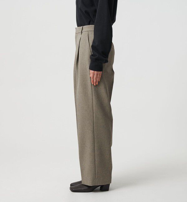 BEAUTY&YOUTH UNITED ARROWS「ポリエステルブレンド バックゴムストレートパンツ」|スラックス|