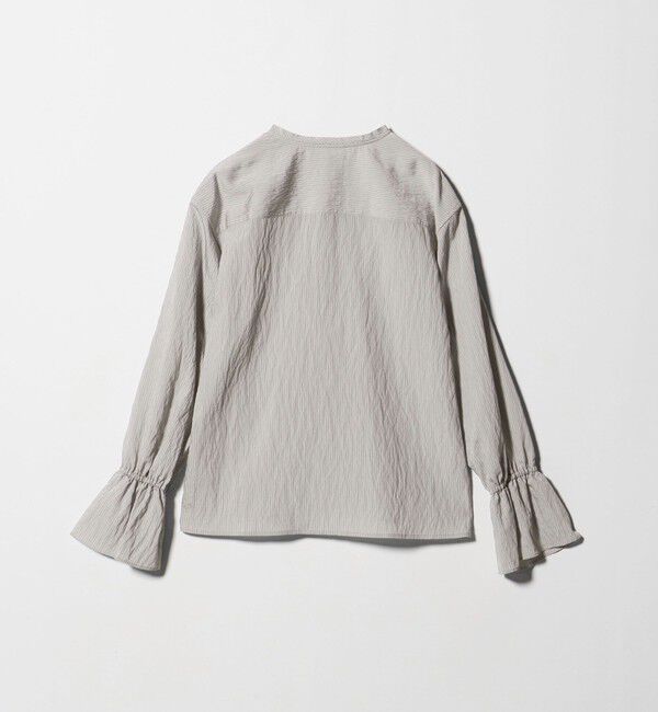 BEAUTY&YOUTH UNITED ARROWS「ラッフル スキッパーブラウス ウォッシャブル」|シャツ・ブラウス|