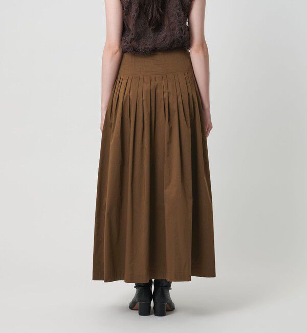 BEAUTY&YOUTH UNITED ARROWS「ポリエステルコットン タックフレアスカート」|スカート|