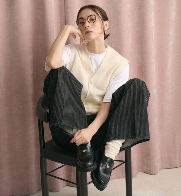 BEAUTY&YOUTH UNITED ARROWS「ウールカシミヤブレンド アクア ニットベスト」|ベスト・ジレ|