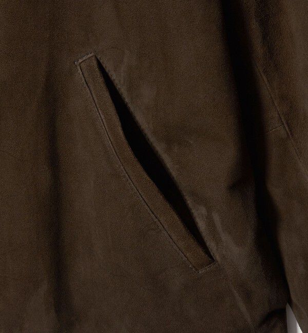 MONKEY TIME「スエード クロップド ジップ ジャケット」|その他|