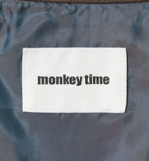 MONKEY TIME「スエード クロップド ジップ ジャケット」|その他|
