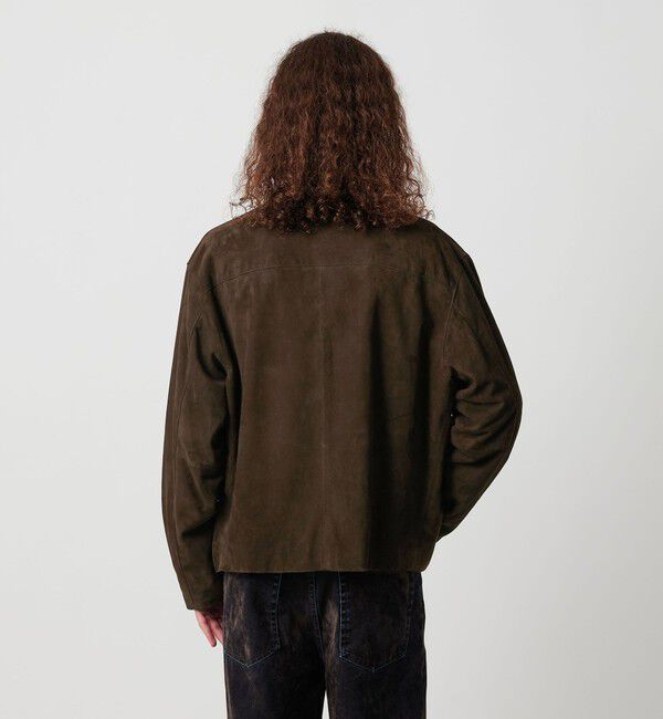 MONKEY TIME「スエード クロップド ジップ ジャケット」|その他|