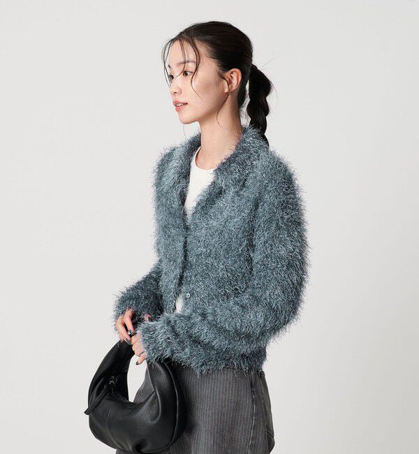 BEAUTY&YOUTH UNITED ARROWS「ポリエステル シャギーカーディガン ウォッシャブル」|カーディガン|COBALT