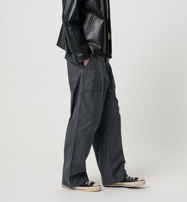 BEAUTY&YOUTH UNITED ARROWS「バック サテン ベイカー パンツ」|チノ|