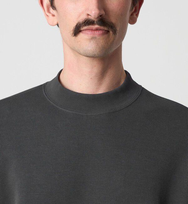 STEVEN ALAN「＜Steven Alan＞ ダブルフェイス モックネック カットソー BOLD」|Tシャツ・カットソー|