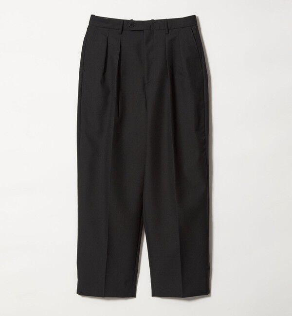 STEVEN ALAN「＜Steven Alan＞ ウール オックスフォード イン ツープリーツ ドレス トラウザーズ」|スラックス|