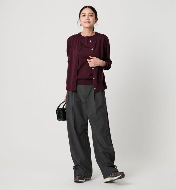 BEAUTY&YOUTH UNITED ARROWS「 へムリボン パンツ ウォッシャブル」|スラックス|