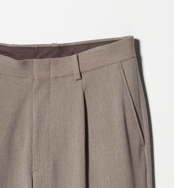 BEAUTY&YOUTH UNITED ARROWS「アルガン TR 1プリーツ テーパード パンツ NO.7」|チノ|