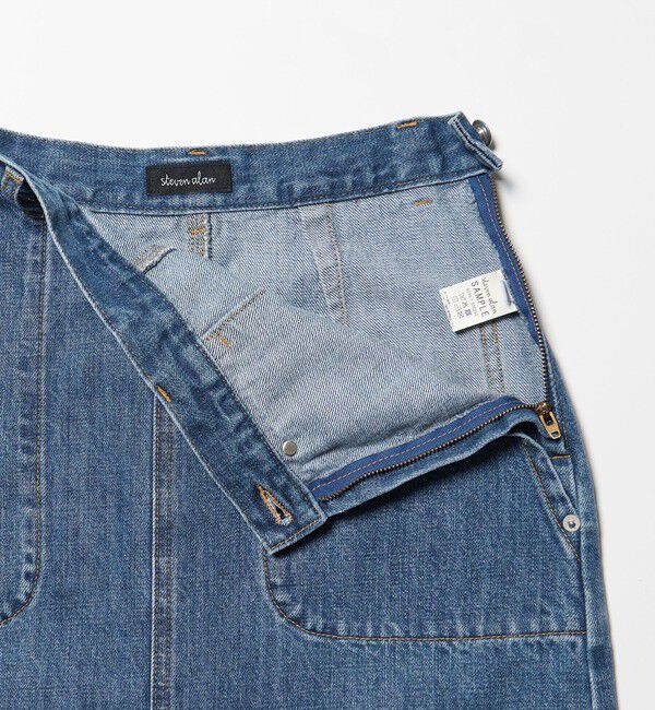 STEVEN ALAN「＜Steven Alan＞コットン デニム ミニスカート」|スカート|